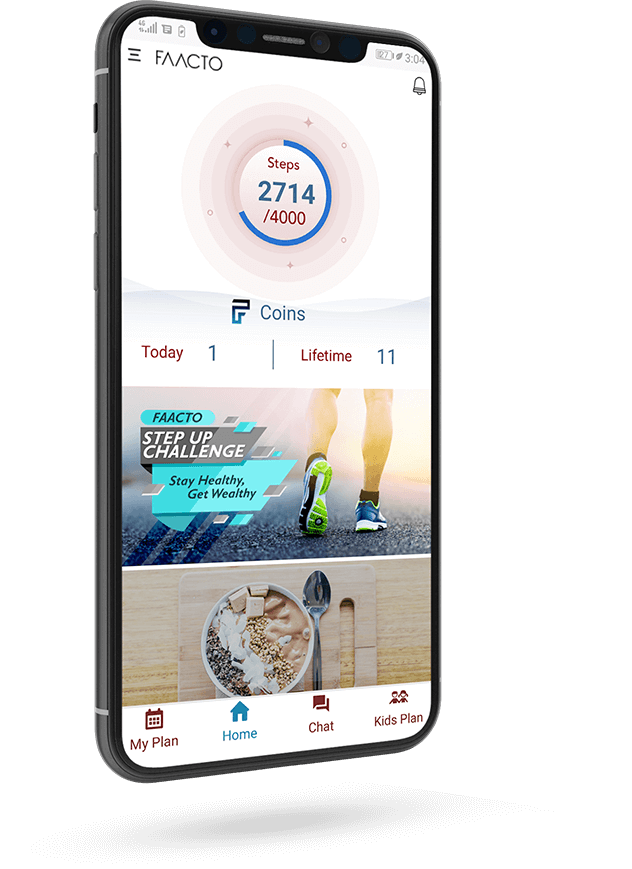 Faacto a Diet and Workout Plan App Developed by Hidden Brains